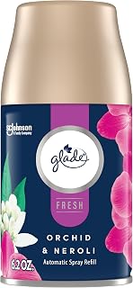 Glade Automatic Spray Refill, Air Freshener for Home and Bathroom, Orchid & Neroli, Fresh Collection, 6.2 Oz