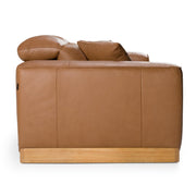 Hagerty - Modern Brown Leather Sofa with 2 Power Recliners by Limari Home – Foam, Brown, Model LIM-83136