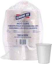 Genuine Joe Lined Disposable Hot Cups