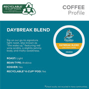Daybreak Morning Blend by Caribou Coffee – 24 Count (Pack of 4), coffee, Pack of 4, Model 6602