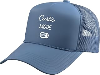 Curtis Mode On Name Trucker Hat with Adjustable Mesh Back