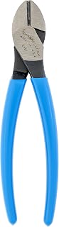Channellock Diagonal Cutting Plier E337 - Lap XLT Joint, Code Blue Grips - 7-Inch