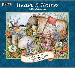 Lang, Heart and Home 2026 Wall Calendar by Susan Winget, 13.4'' X 12'', 12-Month Calendar with Stapled Binding