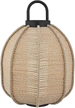 Troy Lighting Maltby Outdoor Rechargeable Lantern | Textured Black Finish | Woven Polypropylene Cord | Battery Powered LED Accent Light | Portable and Weather Resistant | 15"W x 20.5"H | RTL8621-TBK