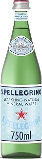 S.Pellegrino Sparkling Natural Mineral Water, 25.3 Fl Oz Glass