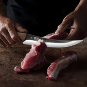 Hoshanho Butcher Knife Trio, 10 Inch Blades, Silver