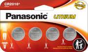 Panasonic 4 Count (Pack of 1) / Batteries / 1 Coin & Button Cell