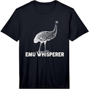 Mens Emu Whisperer Outfit Emus Costume Bird Lover Performance T-Shirt