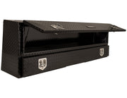 Buyers Products Company Black Diamond Tread / 88 x 21 x 13.5 / One Compartment Truck Bed Toolboxes