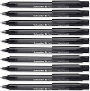 Schneider Fave Ballpoint Pen Medium Nib Refillable Black Ink Pack of 10 | Smooth Writing, Waterproof ISO-Certified Ink, Refillable, For Home, Work & Office Use