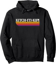 Kitch-Iti-Kipi Michigan Retro Graphic - Kitch-Iti-Kipi MI Pullover Hoodie
