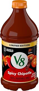 V8 Spicy Chipotle 100% Vegetable Juice, 46 fl oz Bottle