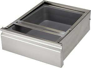 Component Hardware 15" W x 20" L x 5" D Stainless Steel Heavy Duty Drawer Assembly with ABS Plastic Pan