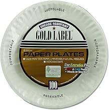 9in Uncoted Paper Plates 1000 Ct.