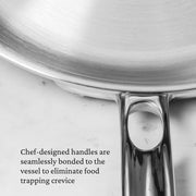 Thomas Keller Insignia by - Stainless Steel 4 Quart Sauce Pot by Hestan – 4 Quarts, Stainless Steel, Model 31019
