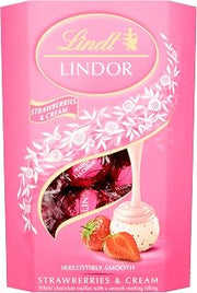 Lindt Lindor Strawberries & Cream 200g
