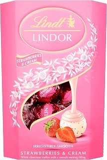 Lindt Lindor Strawberries & Cream 200g