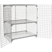 Global Industrial 4' x 2' x 5' / Gray / Industrial Storage Lockers