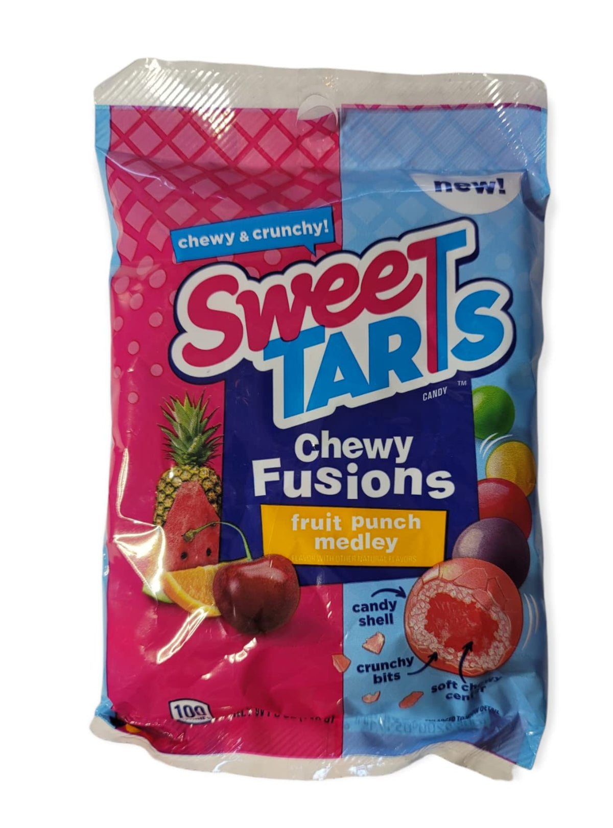 Chewy Fusions by SweeTARTS – 5 Ounce (Pack of 1), Multicolor, Model 5171