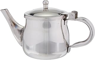 Winco 10 oz Stainless Steel Server/Creamer | Gooseneck spout, Precise pouring, Great for Cream, Milk, Coffee Service and Table Service