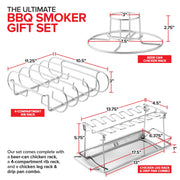 Grill Racks by Modern Innovations – Stainless Steel, silver, Pack of 3