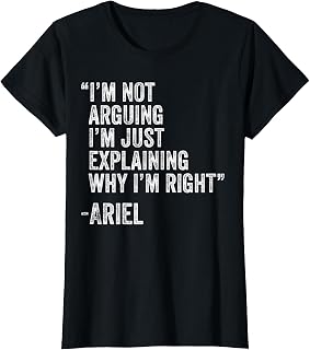 Ariel Quote Funny Birthday Custom Name Idea Engineer T-Shirt