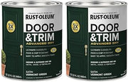 Rust-Oleum Stops Rust Door & Trim Paint, Satin Vermont Green (Pack of 2)
