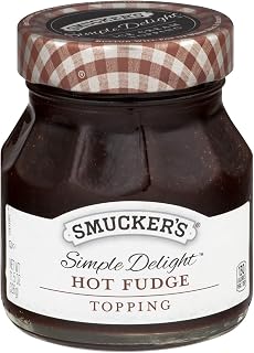 Smucker's Simple Delight Hot Fudge Topping 11.5 oz (Pack of 2)