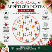 10 Strawberry Street Sugar Plum Dreams / 6" / 1 Appetizer Plates