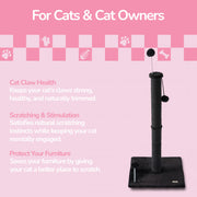 THE LICKER STORE Black / 15.5 x 15.5 x 38 / Modern Scratching Posts