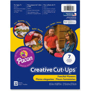 Creative Cut-Ups Fanciful Flowers Activity Pad by Pacon – Paper, Fanciful Flowers, Model 1000084