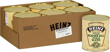 Heinz Kosher Dill Pickle Slices #10 Can (6 ct Casepack, 6.2 lb Cans)