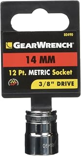 GEARWRENCH 3/8" Drive Standard Metric Socket 14mm, 12 Point - 80490