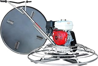 Tomahawk Power Tomahawk 36" Power Trowel Walk Behind Gas Power 5.5 HP Honda Engine with Blades Float Pan for Concrete Finishing Cement Floor Surface