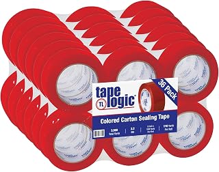2" x 110 yds. Red Tape Logic Carton Sealing Tape