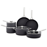 OXO Pots and Pans Set + PFAS-Free / 10-Piece Cookware Pots and Pans Set / Black Cookware Sets