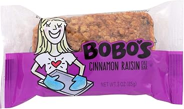 Bobos Cinnamon Raisin Oat Bar, 3 Ounce - 12 per case.