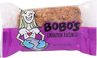 Bobos Cinnamon Raisin Oat Bar, 3 Ounce - 12 per case.