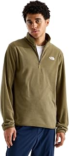 The North Face Men's Glacier Fleece Quarter Zip Jacket | Pullover With Zip Pockets & Stretch on Collar, Cuffs & Hem