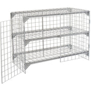 Global Industrial 4' x 2' x 3' / Gray / Industrial Storage Lockers