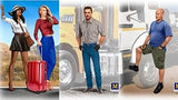 Masterbox Bundle LOT of 3 Kits Full Set Truckers Series Erica and KERY, Stan (Long HAUL) Thompson, Jimmy (TEX) Haywood 1/24 24041 24042 24043