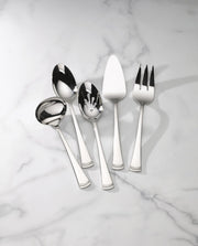 Lenox Portola 5 Piece Serving Set, Stainless Steel Flatware, Silver