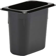 Cambro 96PCW110 Food Pan 1/9 X 6" Camwear Black Case of 6