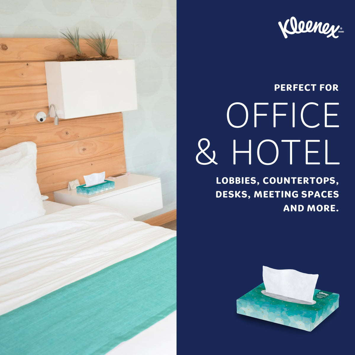 Professional Facial Tissue by Kleenex – 48 Count (Pack of 64), Paper, White, Pack of 3072, Model 21195