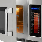 Nexel Commercial Microwave 1.2 Cu. Ft. 1200W Keypad Control - 1 Each by Global Industrial – Silver, Model 243325