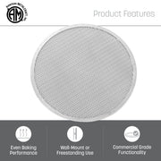 American Metalcraft 12-inch diameter / Pizza pan / Silver Pizza Pans & Stones