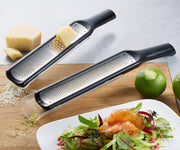 Fine Grater by GEFU – 32.2 x 5.1 x 2.3 cm, Stainless Steel Acrylonitrile Butadiene Styrene, Multicoloured, Model GF24-50470
