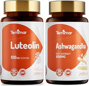 AShwagandha Supplements and Luteolin Supplement for Mental Clarity & Focus Support
