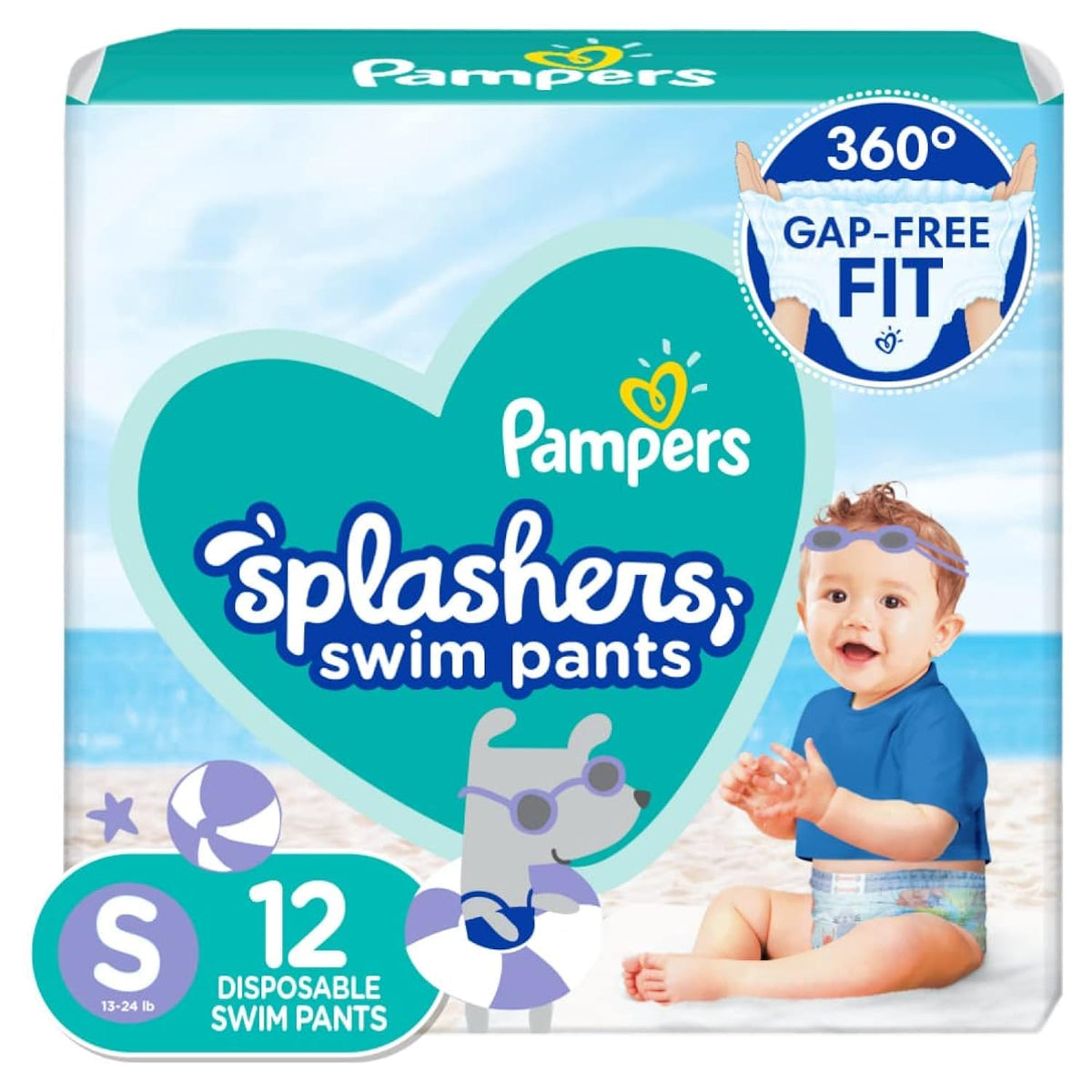 Pampers Size 2-3 / 12.0 / Blue Baby Diapers