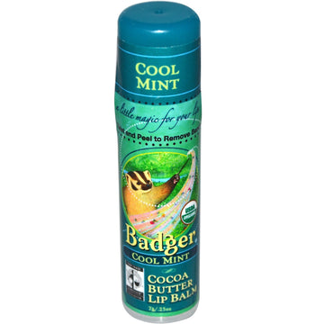 Organic Cocoa Butter Lip Balm by Badger – 1 Count (Pack of 1), Model 12502